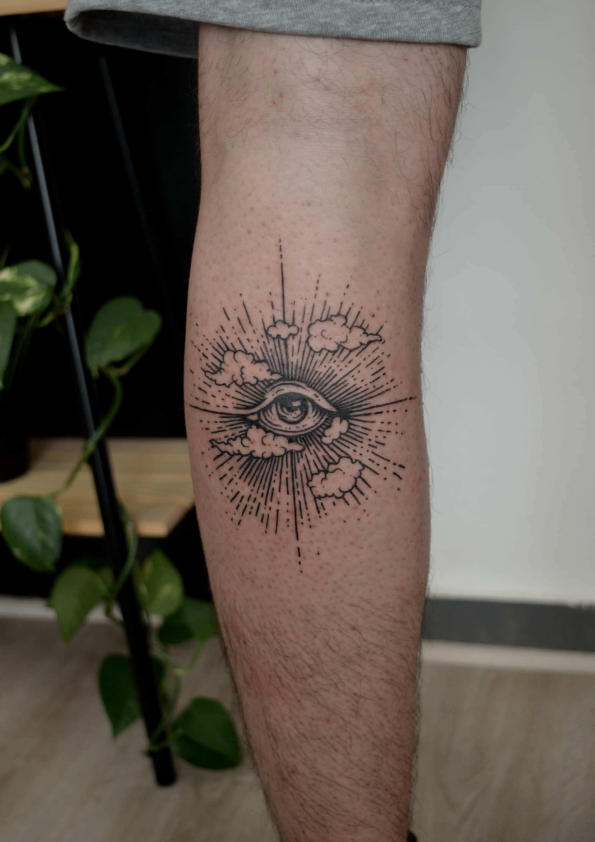 Tatuaje estilo grabado 7